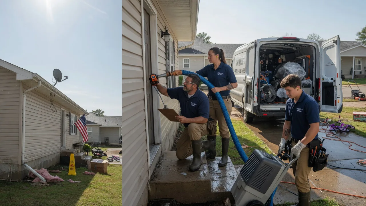 Ceiling Water Damage Restoration in Coyle, OK near me